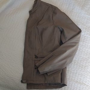 Mo-ka Faux Leather Jacket Size XL NWOT